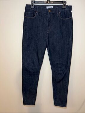 Ann Taylor LOFT Women’s Dark Indigo Jeans High Waist Skinny Ankle